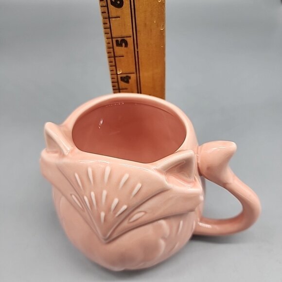 World Market Peach Fox Coffee Mug - Picture 4 of 4